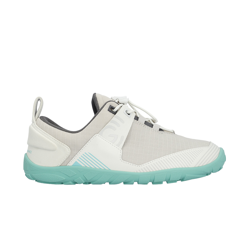 Load image into Gallery viewer, Groundies Chamonix TR Low Men's Barefoot Trail Shoes – Stone/Mint
