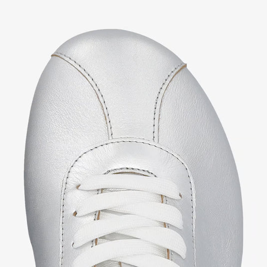 Groundies Zen Women's Barefoot Sneakers – Metallic Silver