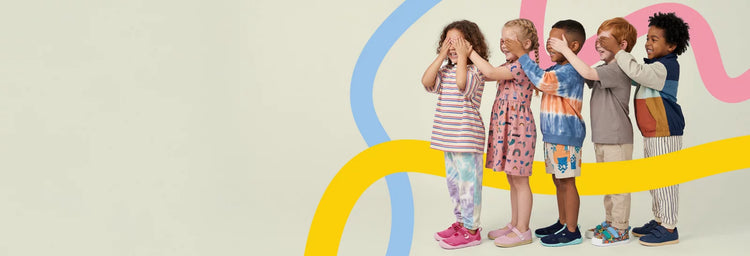 Peekaboo! Here come little feet favorites