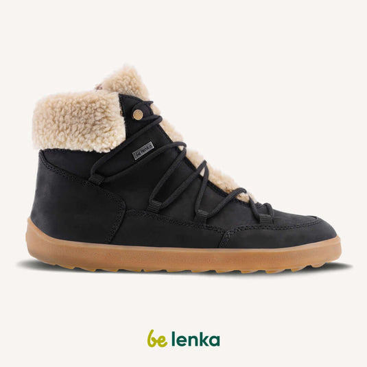Eco-friendly Winter Barefoot Boots Be Lenka Bliss - Black
