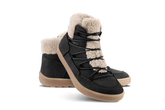 Eco-friendly Winter Barefoot Boots Be Lenka Bliss - Black
