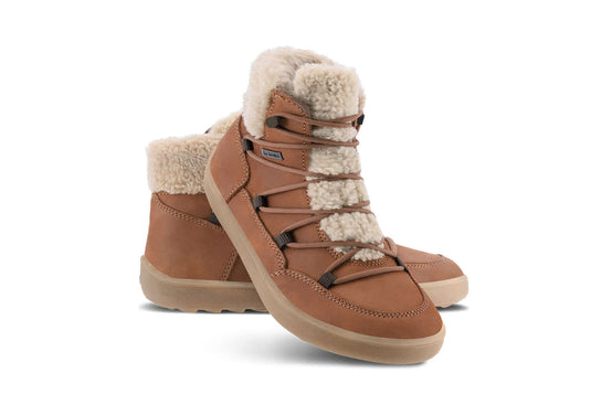 Eco-friendly Winter Barefoot Boots Be Lenka Bliss - Brown