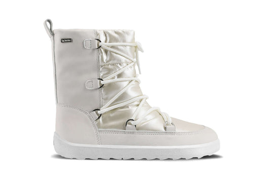 Eco-friendly Winter Barefoot Boots Be Lenka Snowfox Woman - Pearl White