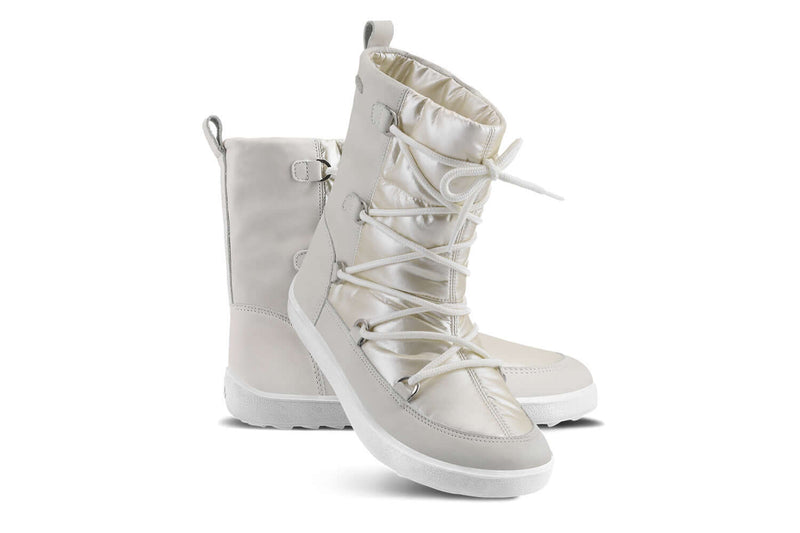 Load image into Gallery viewer, Eco-friendly Winter Barefoot Boots Be Lenka Snowfox Woman - Pearl White
