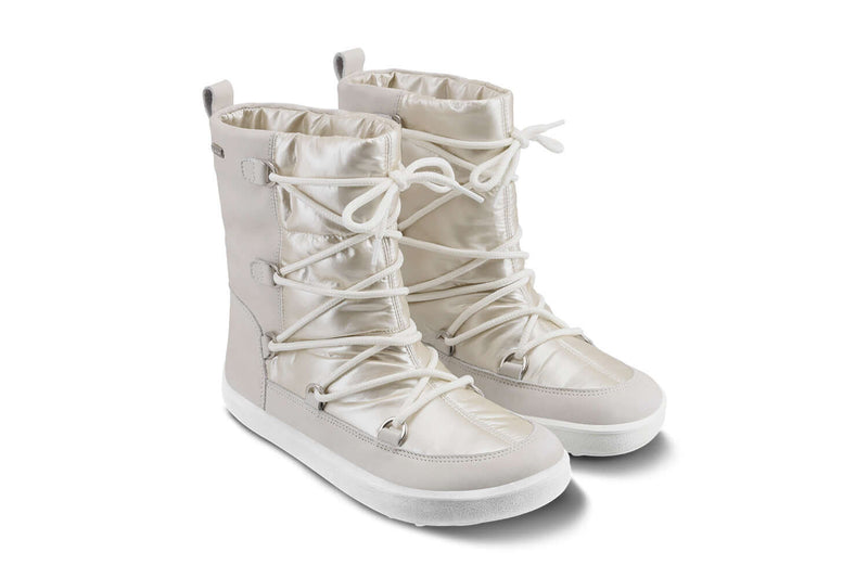 Load image into Gallery viewer, Eco-friendly Winter Barefoot Boots Be Lenka Snowfox Woman - Pearl White
