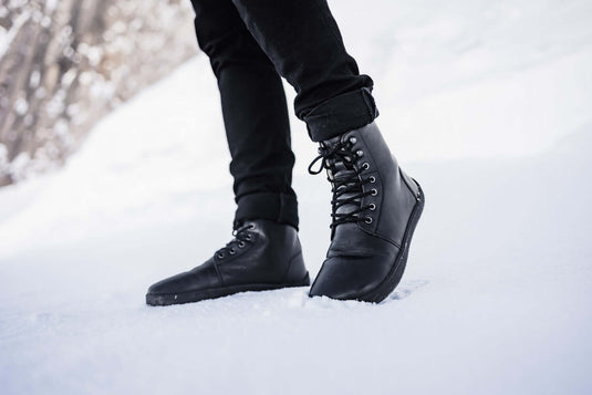 Eco-friendly Winter Barefoot Boots Be Lenka Winter 3.0 - Black