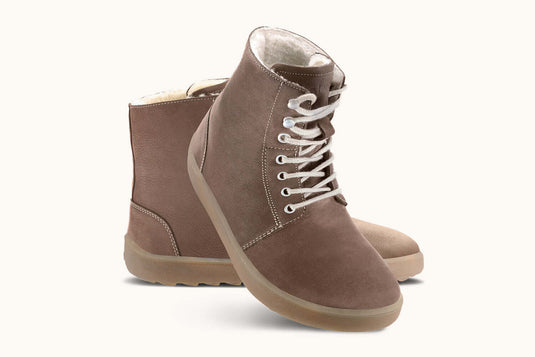 Eco-friendly Winter Barefoot Boots Be Lenka Winter 3.0 - Walnut Brown