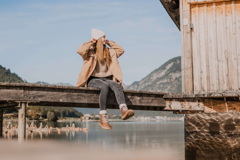 Load image into Gallery viewer, Eco-friendly Winter Barefoot Boots Be Lenka Winter 3.0 - Walnut Brown
