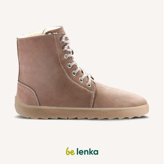 Eco-friendly Winter Barefoot Boots Be Lenka Winter 3.0 - Walnut Brown