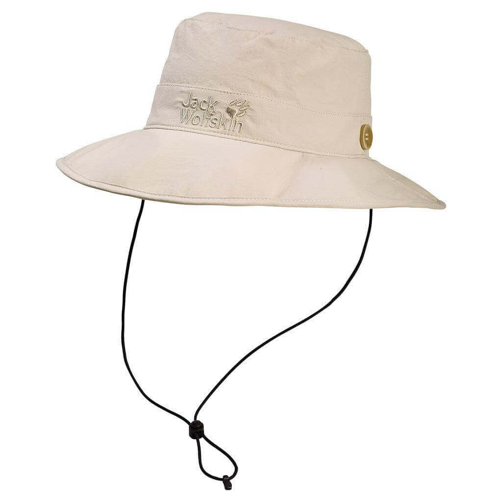 Jack Wolfskin Wide Brim Hat Supplex Mesh Cap - Siltstone - Medium ...