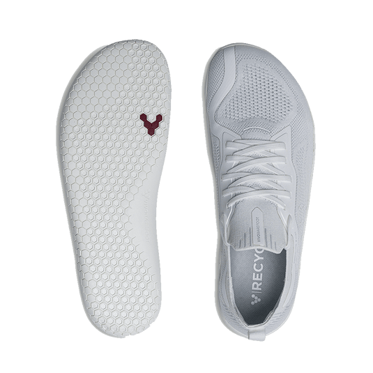 Vivobarefoot Primus Lite Knit Mens Bright White | Adventureco