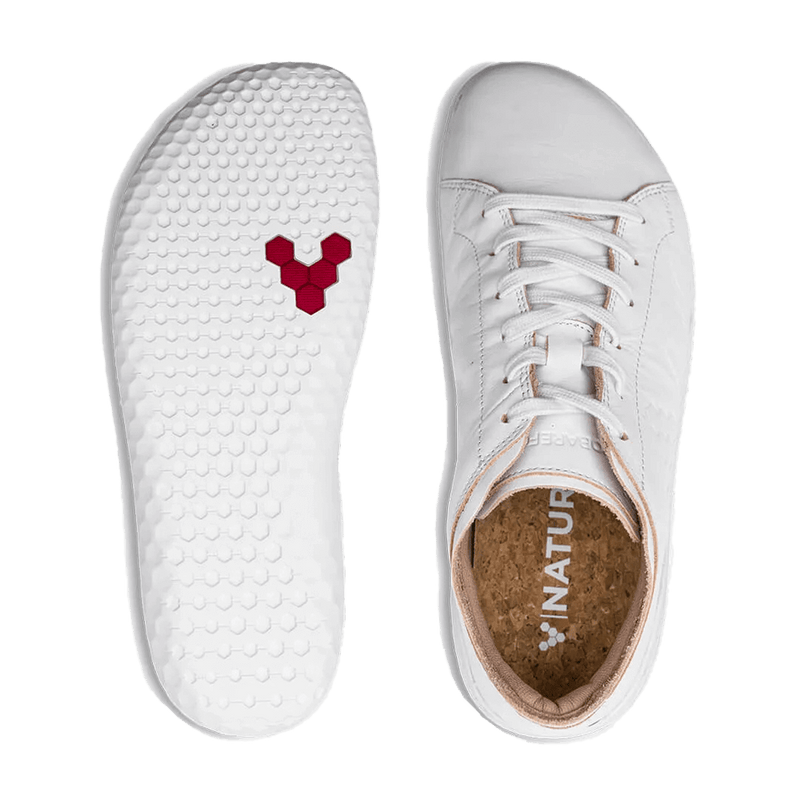 Load image into Gallery viewer, Shop Eco-friendlly Vivobarefoot Geo Court III Womens Bright White
