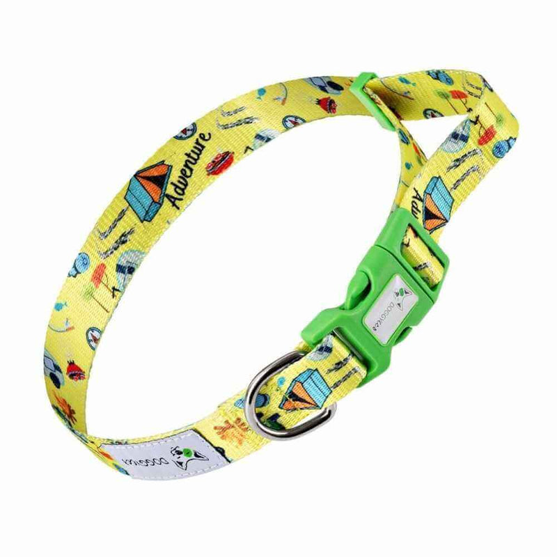 Load image into Gallery viewer, DOGGY ECO Eco Friendly Dog Collar &quot;OZ Adventure&quot; Made from Recycled Plastic
