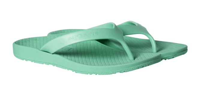 Load image into Gallery viewer, ARCHLINE Orthotic Thongs Arch Support - Dew Green | Adventureco
