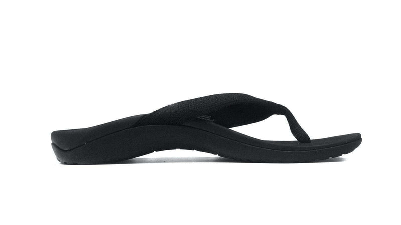 Load image into Gallery viewer, AXIGN Premium Orthotic Arch Support Flip Flops - Black | Adventureco
