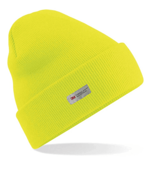 DENTS THINSULATE Pull On Beanie - Fluro Yellow - One Size | Adventureco