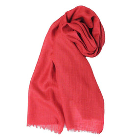 Dents 100% Pure Wool Ladies Woven Scarf Warm Winter - Berry Red | Adventureco
