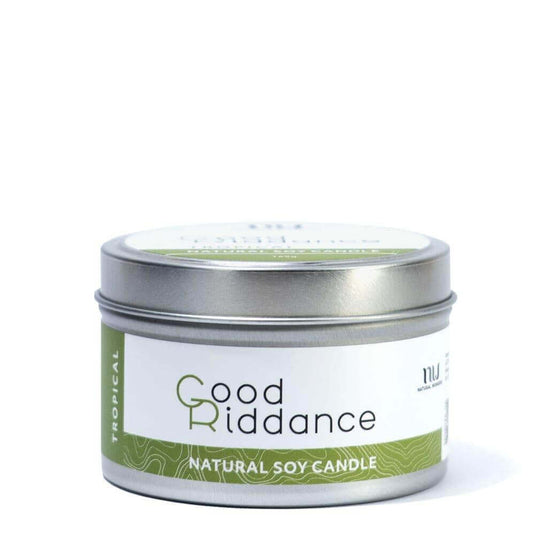 Good Riddance Tropical Candle Tin | Adventureco