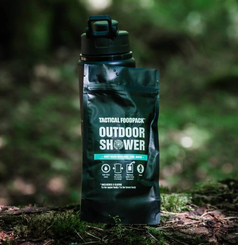 Load image into Gallery viewer, Tactical Foodpack Outdoor Shower | Adventureco
