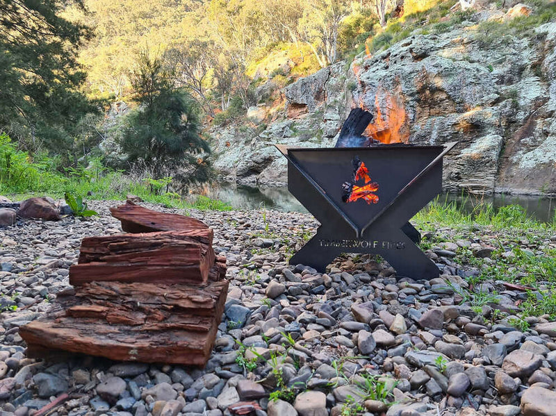 Load image into Gallery viewer, Timberwolf Fires The Ultimate XL Australian Made Firepit | Adventureco
