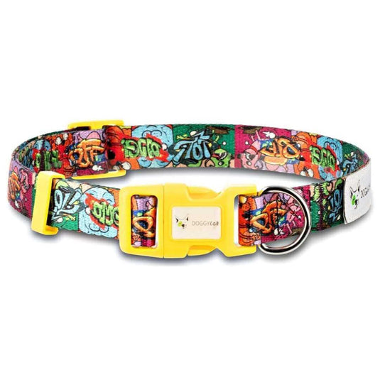 DOGGY ECO Eco Friendly Dog Collar "BFF" Made from Recycled Plastic